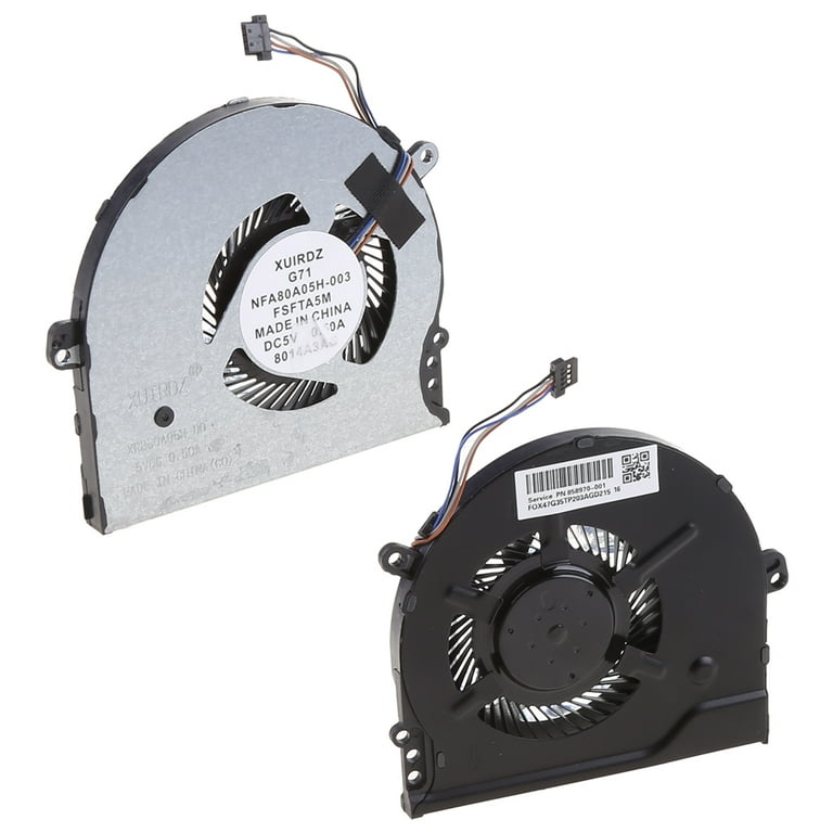 Techinal Replaced Metal Laptop CPU Cooling Fan for HP Pavilion 15