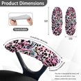 thumbnail image 3 of HELLHERO Leopard Print Office Chair Armrest Covers 2 Pcs Washable, Chairs Arm Rest Pads Stretchable, Soft Gaming Chair Armrest Cover Stretchy Office Decor, 3 of 7