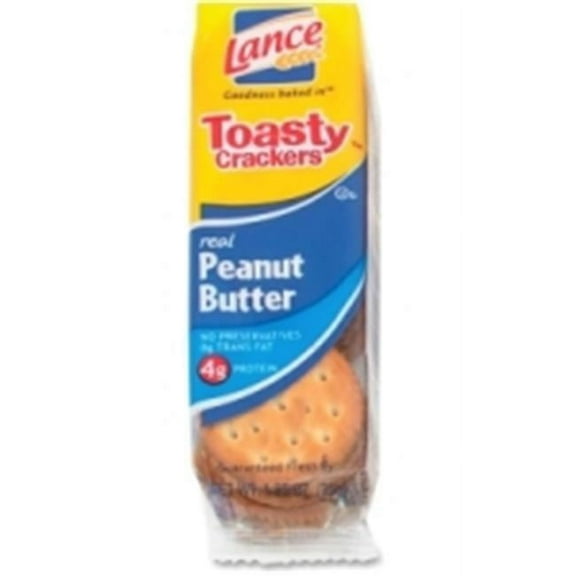 Lance Crackers, Peanut Butter, Toasty, , 24/BX SN40654