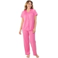 thumbnail image 1 of Fair Women's Coloratura Sleepwear Short Sleeve Pajama,Perfumed Rose, 1 of 5