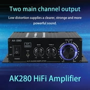 Audio Amplifiers For Car Home Bass 2.0 Channel Hifi Sound Amplifier Home Digital 12V Mini Treble Power Amplify
