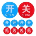 thumbnail image 1 of Miangastore Water Drop Acrylic Faucet Labels 1 Set 1.2x1.2x0.08in Bathroom Safety Indicator, 1 of 9