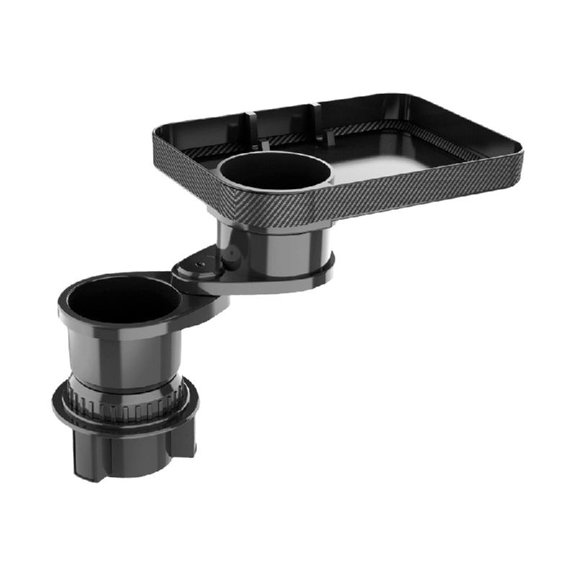 Car Cup Holder Tray, Rotatable Storage & Drink with Quick Installation for Most Vehicles