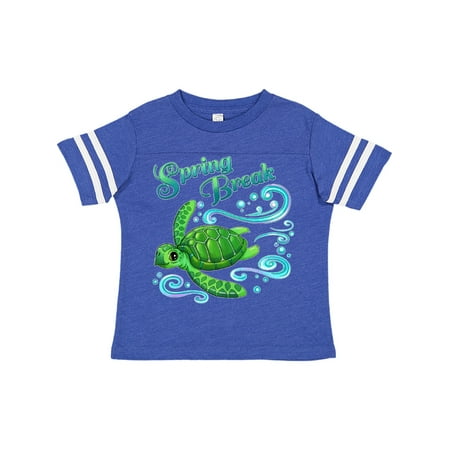 

Inktastic Spring Break- cute sea turtle Gift Toddler Boy or Toddler Girl T-Shirt