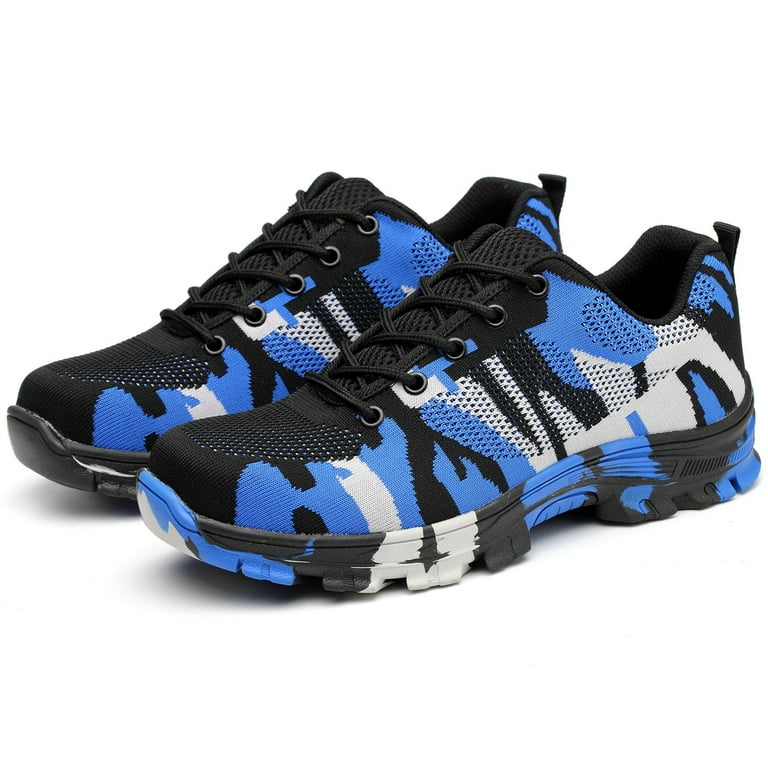 Blue camo shoes best sale