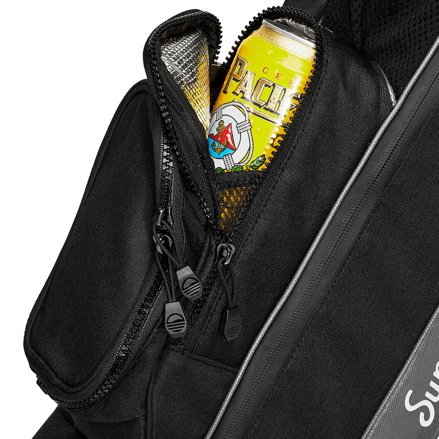 Sunday Golf 31 Inch Loma Lightweight Golf Bag, Matte Black