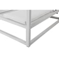 thumbnail image 3 of Pangea Home Madonna Modern Aluminum Outdoor Daybed in White Frame/Fabric, 3 of 15