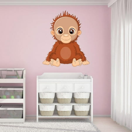 Orangutan Baby Wall Decal By Style Apply Wall Sticker Vinyl
