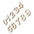 thumbnail image 1 of DEEPCRAFF 10Set Adhesive Numbers Khaki for Photography Prop for Decorators, 1 of 6