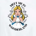 thumbnail image 3 of Alice In Wonderland - Meet Me in Wonderland - Women's Short Sleeve Graphic T-Shirt, 3 of 5