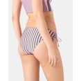 thumbnail image 5 of Roxy Stripe Out Lace Hipster Full Bikini Bottom - Size M - Color: Pink Combo, 5 of 6
