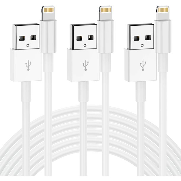 [Apple MFI Certified] iPhone Charger Cable 10 Ft, 3Pack Extra Long USB