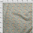 thumbnail image 3 of oneOone Rayon Dusty Green Fabric Floral Fabric For Sewing Printed Craft Fabric By The Yard 56 Inch Wide, 3 of 5