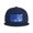 Blue, variant on Flat Bill Snapback Hats for Men Women Magical Blue Snowflake Hip Hop Style Plain Baseball Cap Black