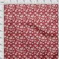 thumbnail image 4 of oneOone Rayon Red Fabric Kids Floral Craft Projects Decor Fabric Printed By The Yard 56 Inch Wide, 4 of 4