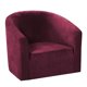 thumbnail image 3 of Funda de sofá elástica de terciopelo para sillón, antideslizante, elástica y suave. vino rojo, 3 of 9