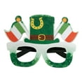 thumbnail image 1 of Moda Día de San Patricio Shamrock Decoración Sin lentes Accesorios para fotos Disfraces Gafas para fiesta de disfraces Rugby Estilo D Yinane Anteojos de San Patricio, 1 of 8