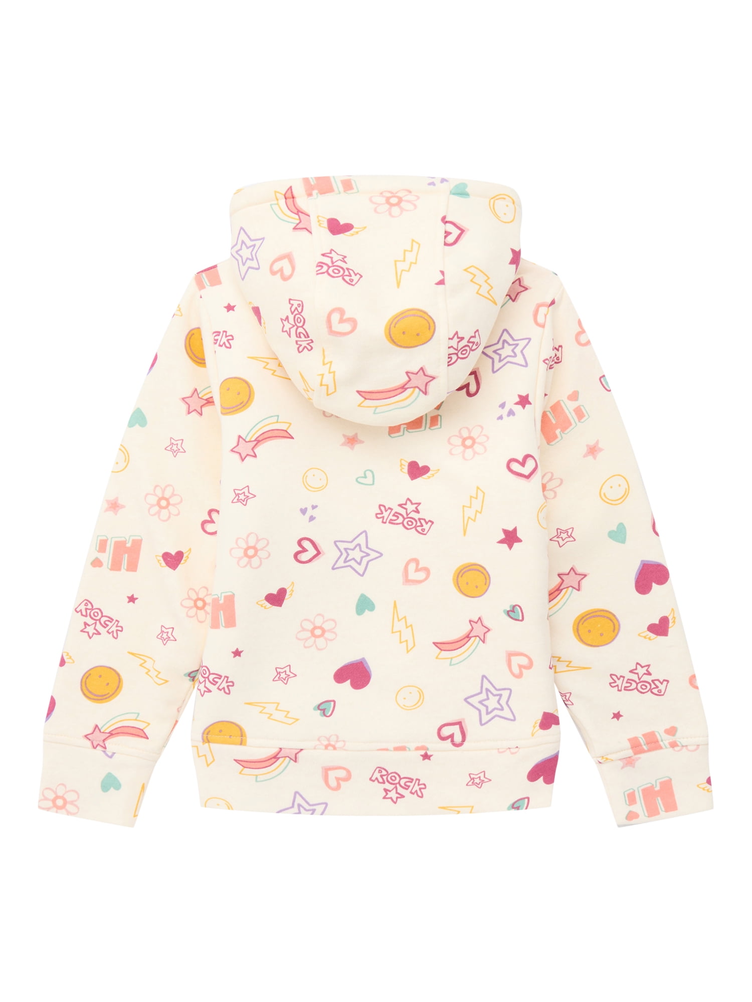 Wonder Nation Kids Tough Fully Lined Zip Hoodie Jacket