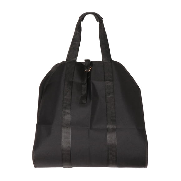 Bolsa para leña, accesorio impermeable para chimenea, bolso de mano, bolsa de transporte de madera, soporte para leña para pesca, mochilero , negro BLESIY Portador de leña