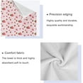 thumbnail image 4 of GZHJMY Towel Set of 3,Red Strawberry Pink Stripe Flower 1 Bath Towel, 1 Towel, 1 Small Square Towel, Strong Soft and Compact Absorbent Yoga Gym Hotel Excellent Choice., 4 of 7