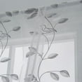 thumbnail image 4 of Wear Rod Style Roman Blinds, Embroidered Kitchen Curtains, Tulle Embroidered Leaf Curtains, Suitable For Kitchens, Bedrooms, Pubs, 4 of 8
