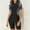 01 Black, variant on Plus Size Swimsuit for Women Rash Guard Long Sleeve One Piece Swimsuit Surfing Bathing Suit UPF 50+ Athletic Swimwear