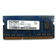 Elpida 4GB PC-12800 SoDimm Memory Module EBJ40UG8BBU0-GN-F