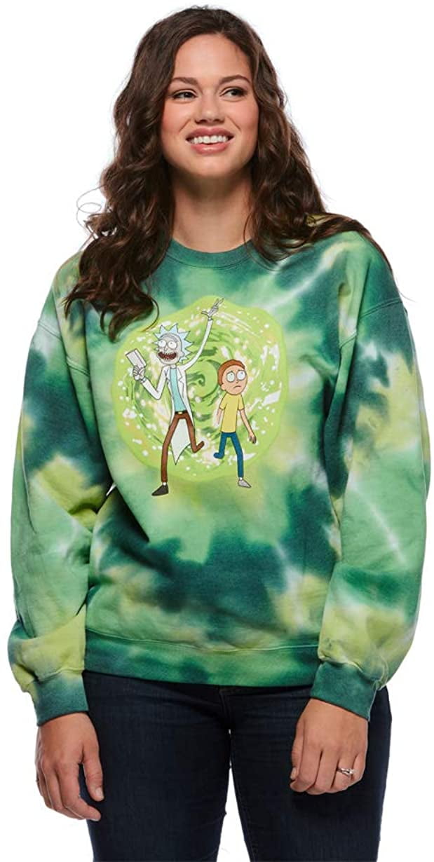 Rick and morty tie dye deals sweatshirt