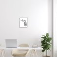 thumbnail image 2 of Stupell Industries Michigan State Typography Cities Map Graphic Art White Framed Art Print Wall Art, Design by The Saturday Evening Post, 2 of 8