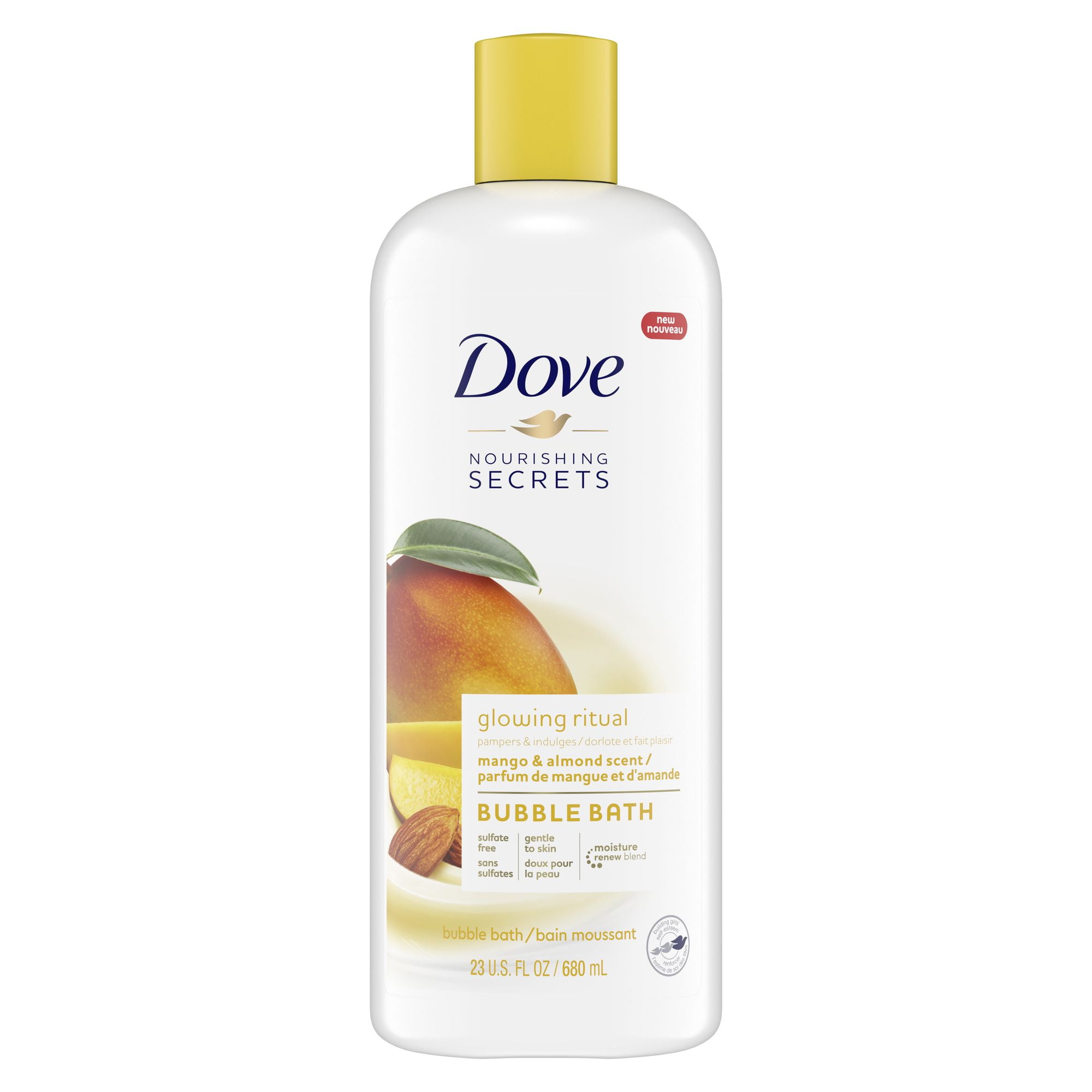 Dove Nourishing Secrets Bubble Bath Mango and Almond 23 oz Walmart