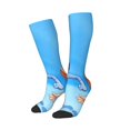 thumbnail image 2 of Saiise Bluey Funny Socks Men Women Boys Kids Adults Novelty Graphic Crew Tube Socks Crazy Design Casual Dress Socks for Sports,Running,Travel, 2 of 7