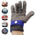 thumbnail image 3 of Metal Glove§cut Resistant Glove§stainless Steel Glove§butcher Glove§steel Wire Glove§metal Mesh Glove Stainless Steel Glove Cut Resistant Metal Mesh Chainmail Glove For Meat ANGGREK Otros, 3 of 7