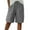 Dark Gray, variant on Sweat Shorts Women Women's Loose Fitting Shorts - Wide Leg Knee Length Pants with Pockets, Drawstring Elastic Waist Casual Shorts Navy S