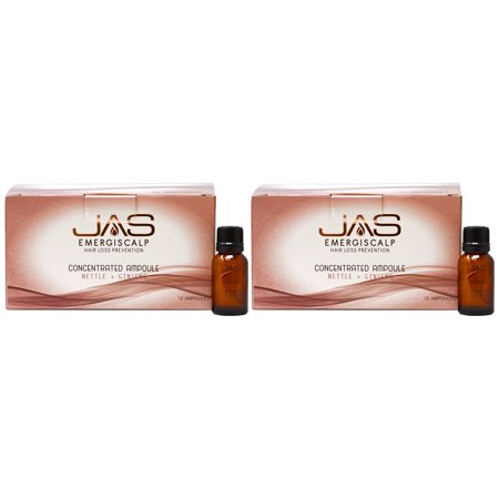 JAS Emergiscalp Hair Loss Prevenstion Concentrated Ampoules 12*15ml (Pack of 2)