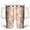Orange And White, variant on Orange and White Dog Flowers 30 Oz Tumbler with Handle Lid and Straw, Stainless Steel Double Walled Vacuum Insulated Cup, Cute Birthday Gifts Tumbler for Women Men Friends