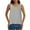 Gray, variant on fatyb Women's Open Back Tank Tops Crewneck Casual Loose Shirts Sleeveless Solid Color Summer Blouses