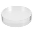 thumbnail image 2 of Shisuyan Clear Crystal Round Paperweight Glass Paperweight Decorative Crystal Calligraphy Block Transparent Glass Block For Office Desk Home Decor, 2 of 8