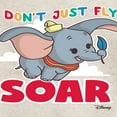 thumbnail image 3 of Disney Dumbo Animated - Don't Just Fly; Soar - Toddler & Youth Crewneck Fleece Sweatshirt, 3 of 5
