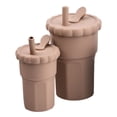 thumbnail image 2 of Taza De Paja De Silicona De 2 Piezas, Tazas De Entrenamiento Irrompibles Para Regalo, Arena Para Bebés, 2 of 8