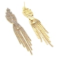 thumbnail image 2 of Long Chandelier Rhinestone Earring, 2 of 2