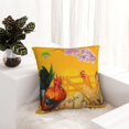 thumbnail image 6 of Yiaed The Chicken Family Print Pillow Covers Super Soft Decorative Square Throw Pillow Covers Case Cushion Covers for Sofa Couch Bedroom Car Decor（No pillow core）-20"x20", 6 of 7