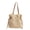 Beige, variant on NCY Women's Straw Woven Beach Tote Bags Boho Crochet Summer Trendy Shoulder Bags Large Bucket Handmade Tote Purse