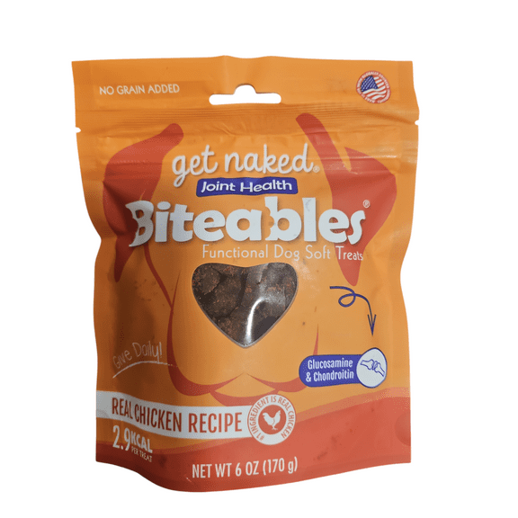 Get Naked Functional Dog Soft Treats Joint Health 6oz - Glucosamine & Chondroitin