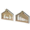 thumbnail image 1 of Led Wooden Nativity Scene - Set of 2, 1 of 3