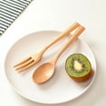 thumbnail image 4 of 2 Pcs Wooden Soup Spoons (Set or Retail) for Eating Mixing Stirring, Wood Long Handle Spoon Kitchen Table Spoon with Nice Wood Texture,Wall Décor, Super Sturdy Hardwood Spoon, 4 of 6