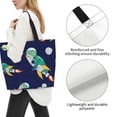 thumbnail image 3 of Easygdp Astronaut Dinosaur and Space Bolsas Tote para Mujer, Bolsos de Hombro para Viaje, Bolsos de Mano de Gran Capacidad para Compras y Trabajo, 3 of 8
