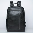 thumbnail image 4 of Men's Stylish Leather Business Backpack - Top Layer Cowhide for Comfort & Durability, 4 of 5