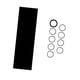 thumbnail image 4 of Funda termorretráctil, envoltura retráctil, versátil, duradera, con anillo de goma, resistente al calor Negro, 4 of 9
