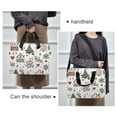 thumbnail image 6 of FORMRS 16" Laptop Bag Carrying Sleeve Case with Handle Travel Shoulder Briefcase, White Nordic Christmas House, 6 of 8