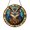 Acrylic 3.5 Inch, variant on Owl Stained Glass Suncatcher – Blue and Amber Bird Window Hanging Art